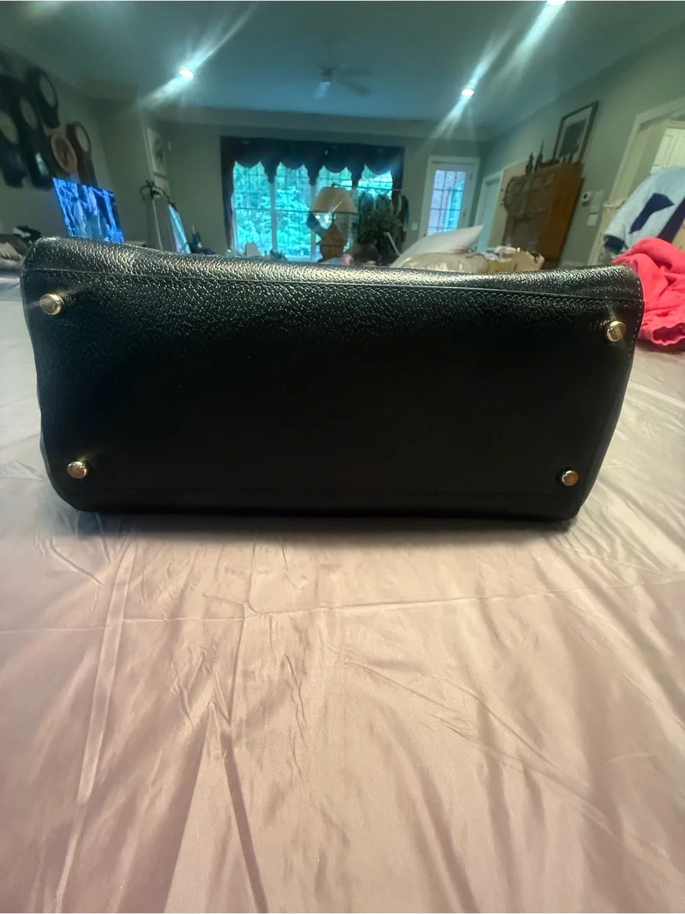 Kate Spade Wellesley Camryn Black Pebbled Leather Large Zip Top Tote Bag